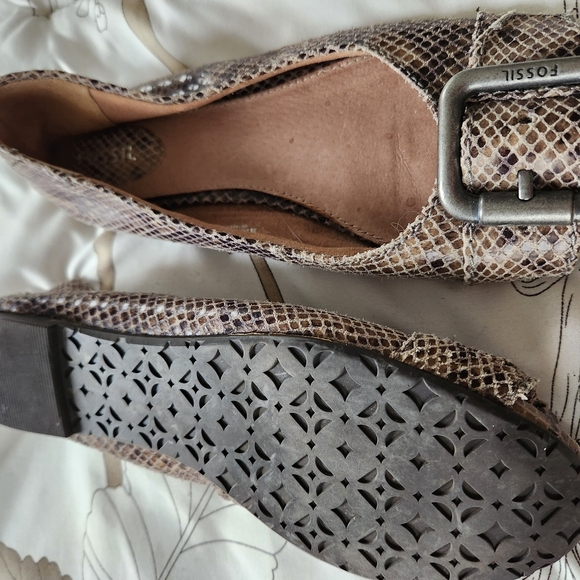 Fossil snakeskin shoe - Picture 2 of 3